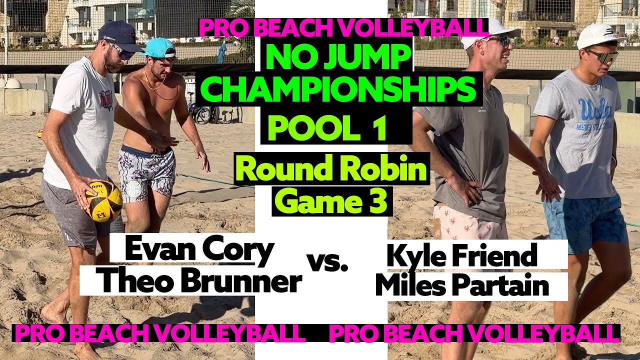 No Jump Pool 1 Game 3 Evan Cory Theo Brunner v Kyle Friend Miles Partain #ericcam