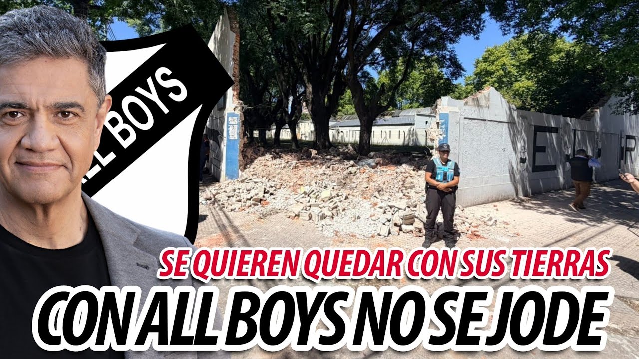 El Rocca para All Boys | Mandaron a demoler un predio en el que iban a hacer un polo educativo!!