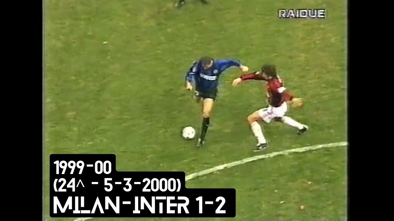 1999-00 (24^ - 05-03-2000) Milan-INTER 1-2 [Zamorano,DiBiagio,Shevchenko(R)] Servizio D.S.Rai2
