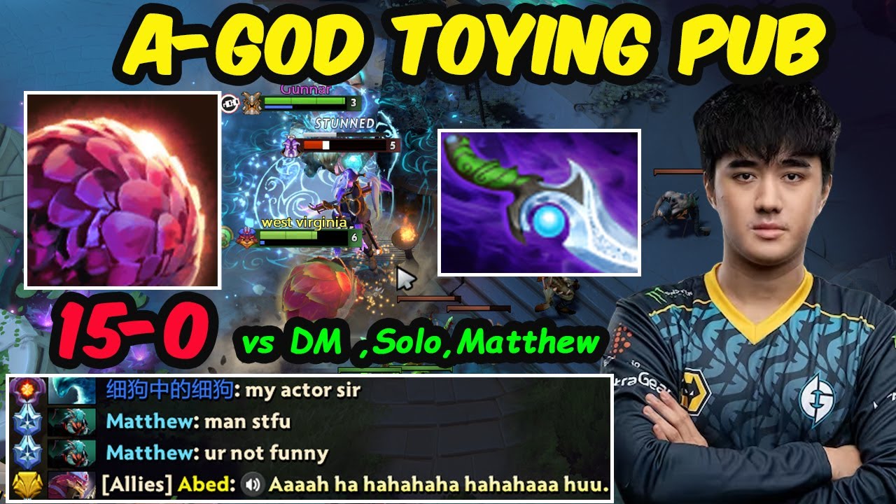 Abed Pangolier Toying PUB vs Solo Matthew DM TI11 BATTLEGROUND Singapore Ranked Dota 2