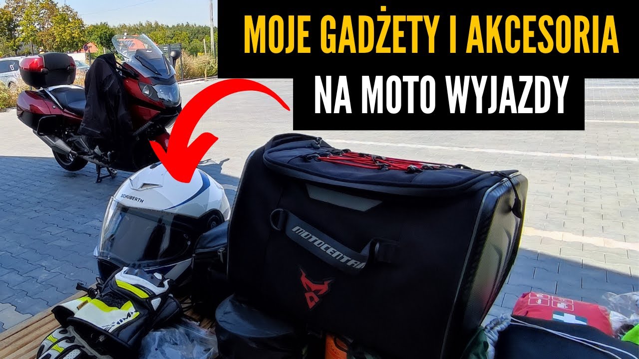 Moje gadżety i akcesoria motocyklowe czyli co w moich kufrach jeździ.