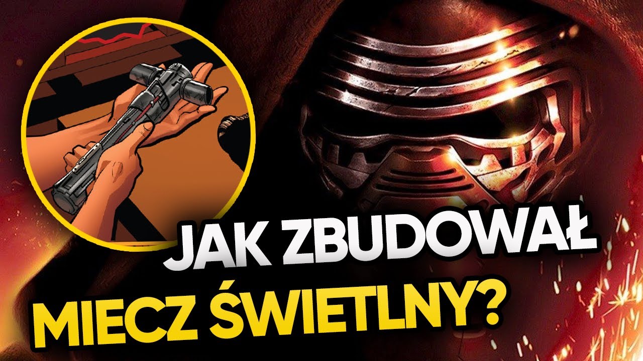 Jak Kylo Ren zbudował swój miecz? Dlaczego ma kształt krzyża? Nowe informacje! Gwiezdne wojny