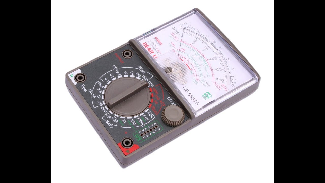 Стрелочный мультиметр DE-960TR (обзор+как пользоватся)