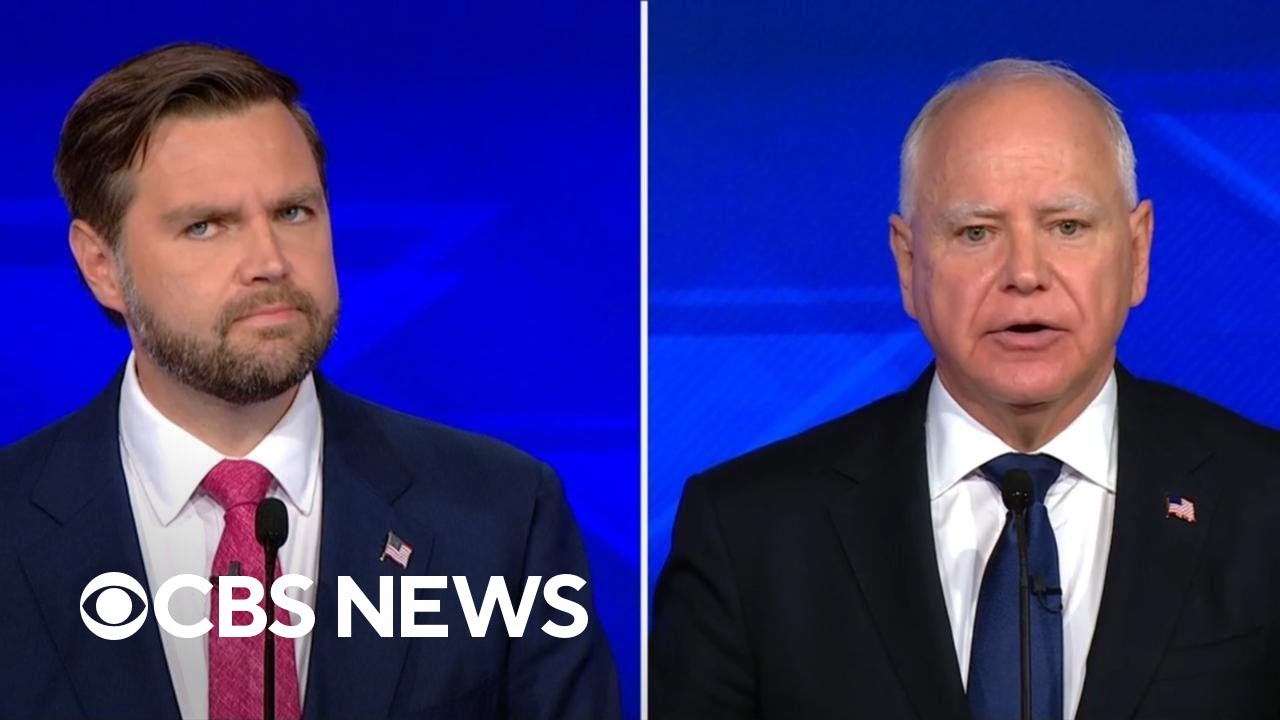 Tim Walz and JD Vance share their views on abortion during VP debate