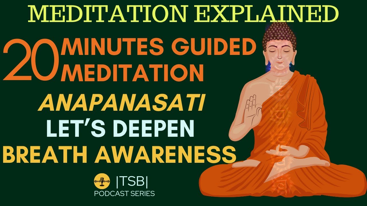 20 Minute Guided Anapanasati Meditation: Buddha's Most Powerful Technique |TSB| #buddha #motivation