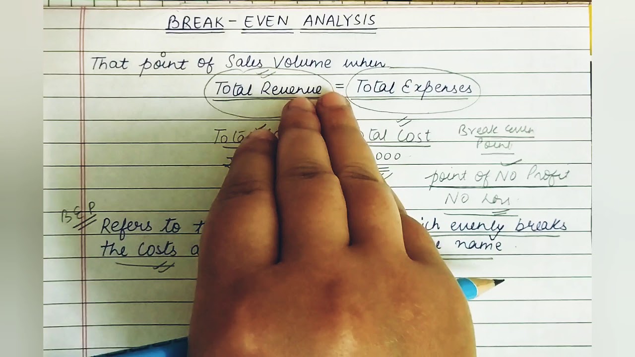 Break Even Analysis - Part 1