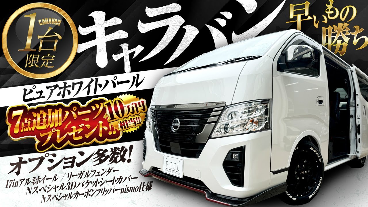 【必見】早い者勝ち！限定一台のキャラバンをご紹介！#キャラバン