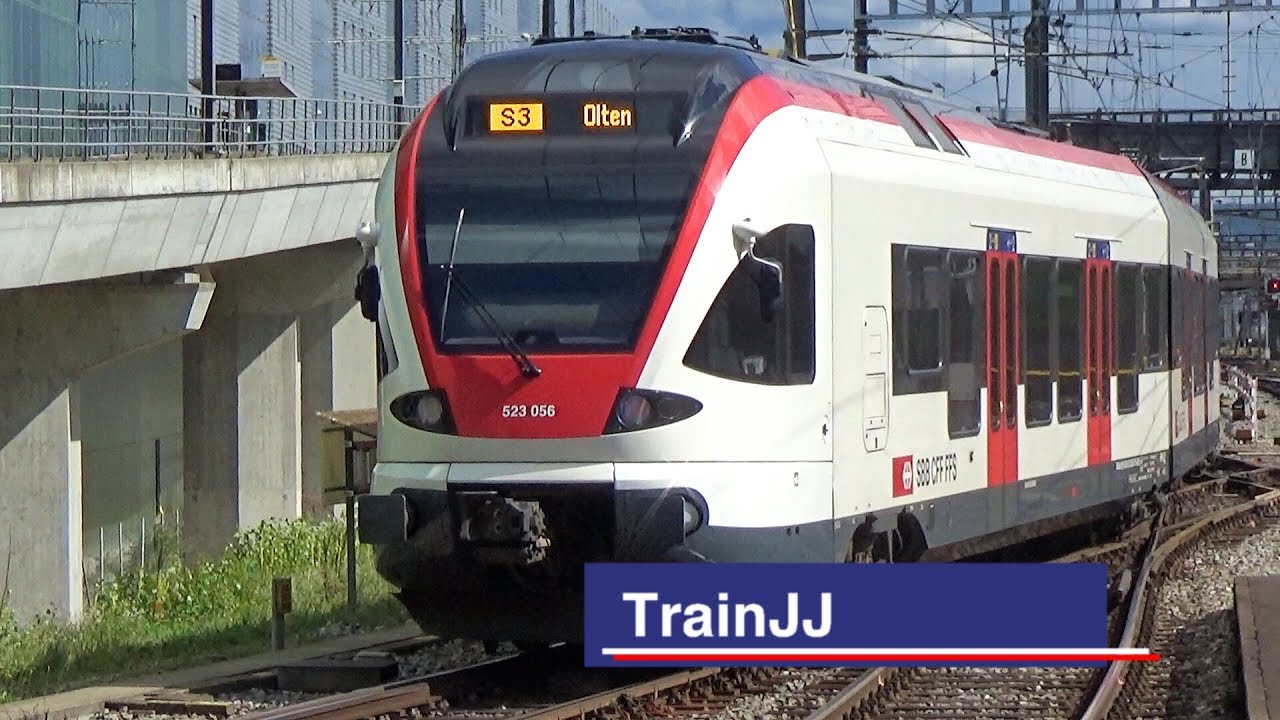 SBB Stadler Flirt RABe 521 | 522 | 523 | Bahnhof Basel SBB | Zug um Zug | S1 | S3 | S6 |Swiss Trains