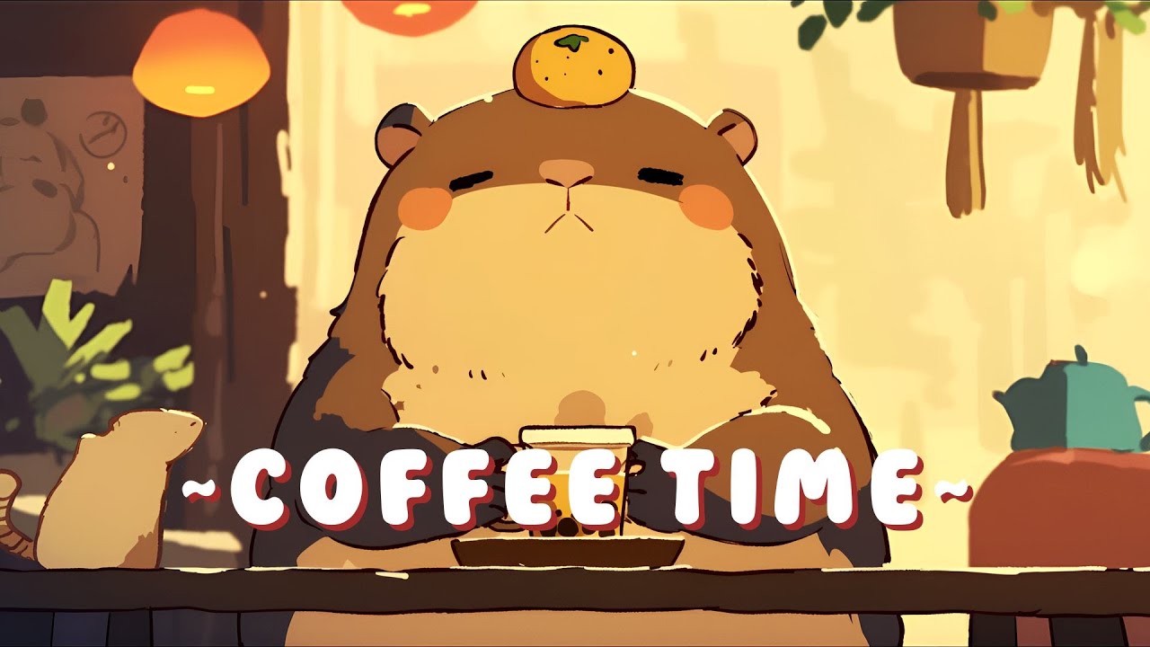 Capybara Music Corner - Chill Beats to Help You Relax ~ Soothing Ambiance ~ 🦫 🎮 ☕