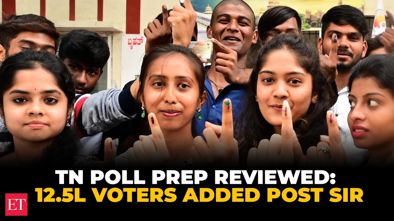 Tamil Nadu EC review: 12.5 lakh first-time voters among 5.67 cr after SIR in 234 constituencies