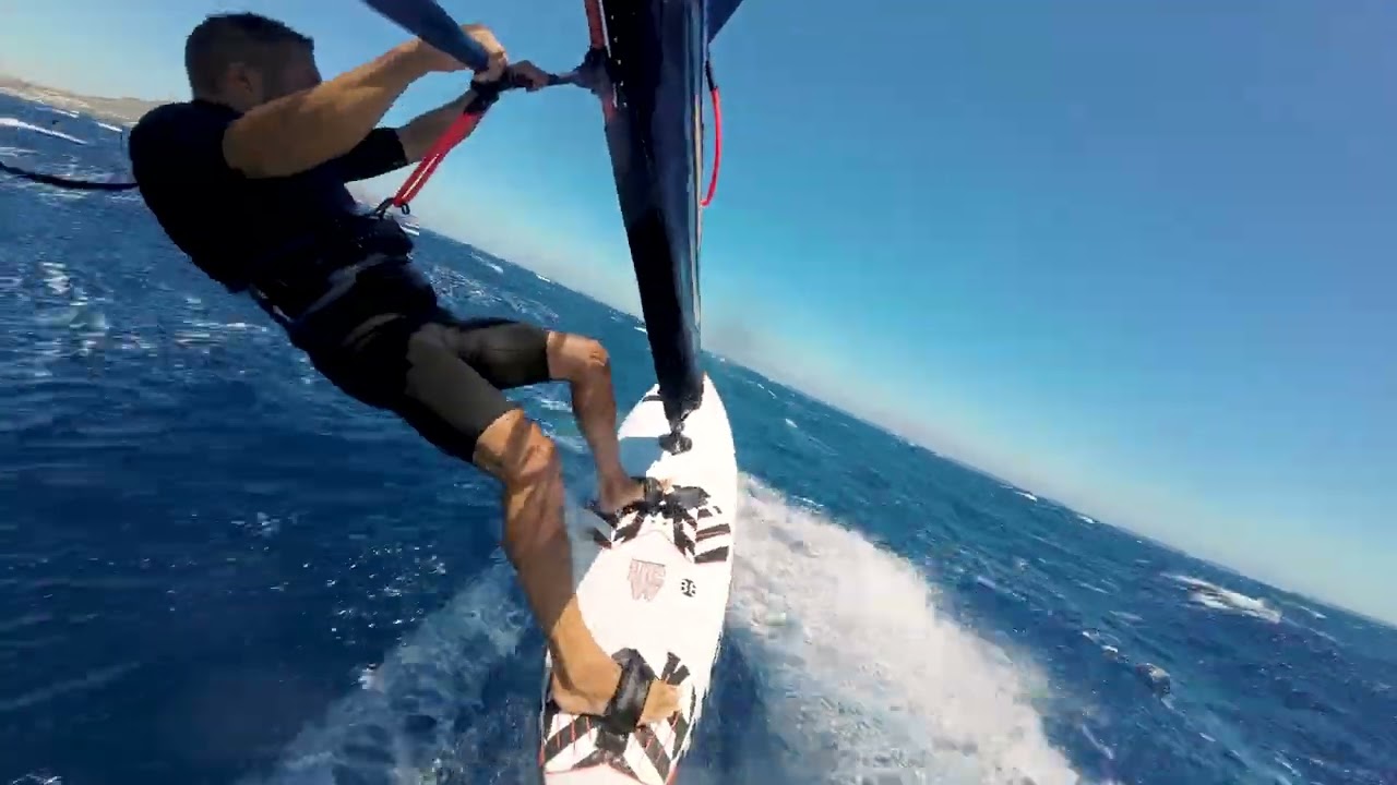 Paros Windsurf with 30+ Knots Wind