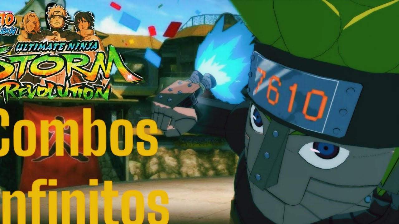 Como Fazer os Combos infinitos do Naruto Mecha! | Naruto Storm Revolution!