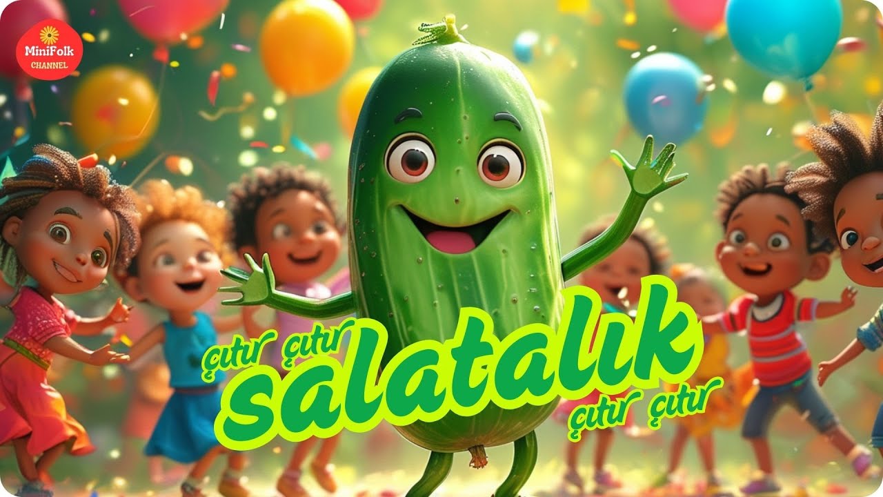 &Ccedil;ıtır &Ccedil;ıtır Salatalık ! Eğlenceli &Ccedil;ocuk ve Bebek Şarkıları