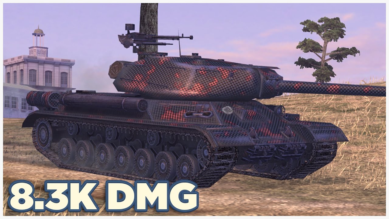 ИС-4 • 1 vs 4 • 8.3К УРОНА • WoT Blitz