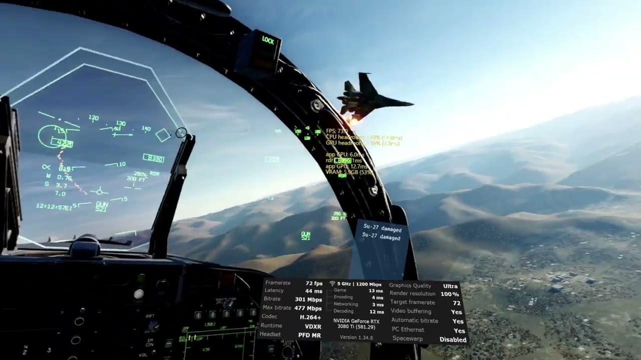 Optimization Test using Play For Dream MR in DCS