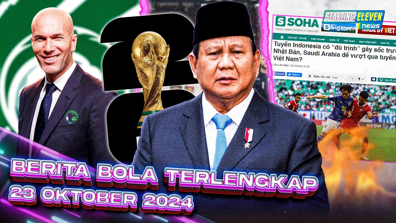 Prabowo YAKIN Indonesia ke Piala Dunia 🤩 Media Vietnam BERULAH Lagi! 😤 Zidane Latih Arab Saudi?