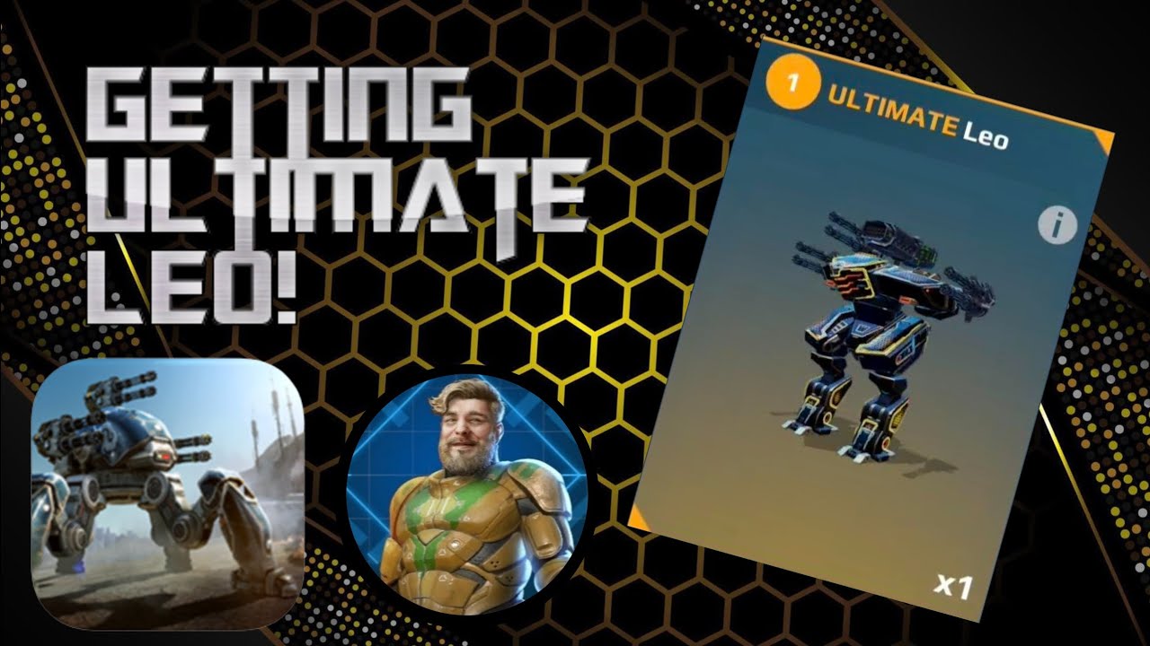 I GOT THE ULTIMATE LEO! WILL IT BE WORTH IT! DATA PAD OPENING + CLAIMING IT! (War Robots)