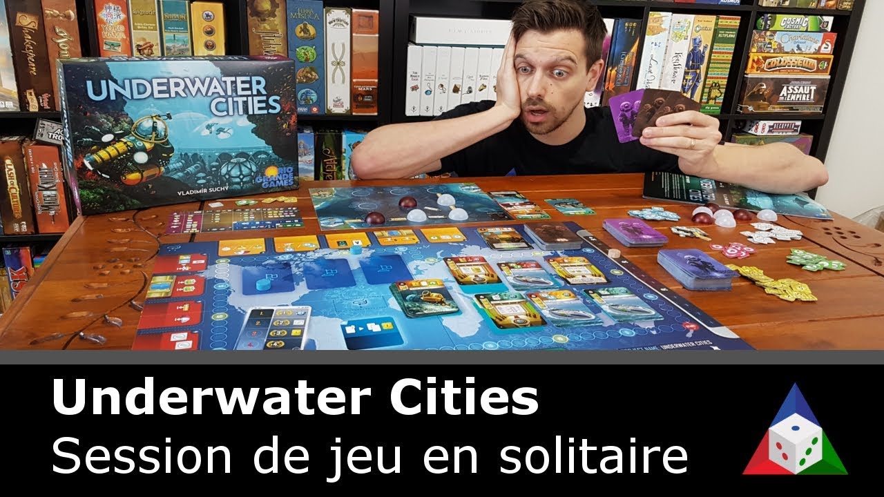 Underwater Cities - Session de jeu de solitaire