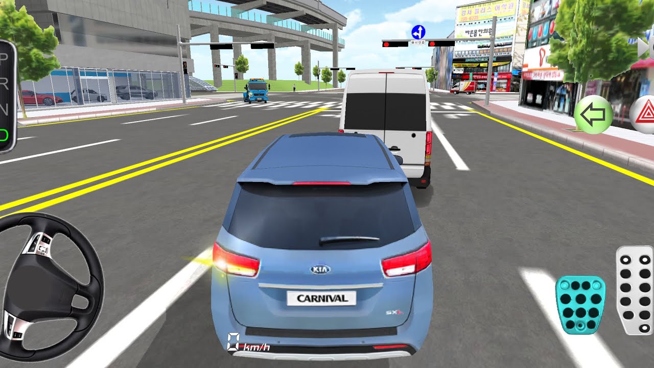 New Blue Kia Carnival - 3d Driving Class || Car Game #Gameplay #cargame