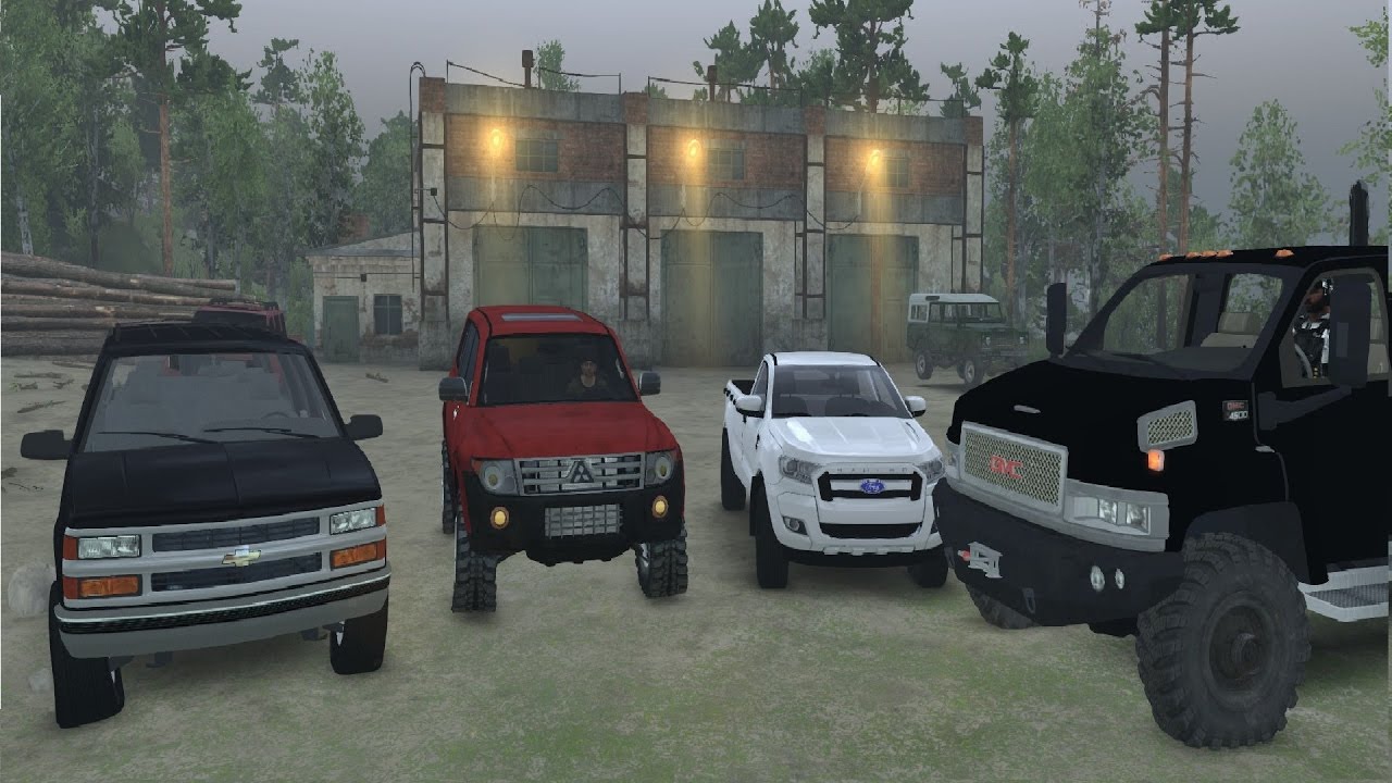 Rescate de Ford Ranger con Chevrolet Suburban! Spintires
