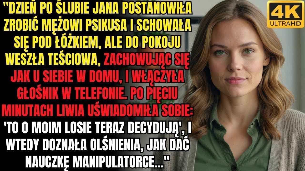 Schowała się pod łóżkiem, żeby zrobić żart mężowi, ale przypadkiem podsłuchała rozmowę teściowej