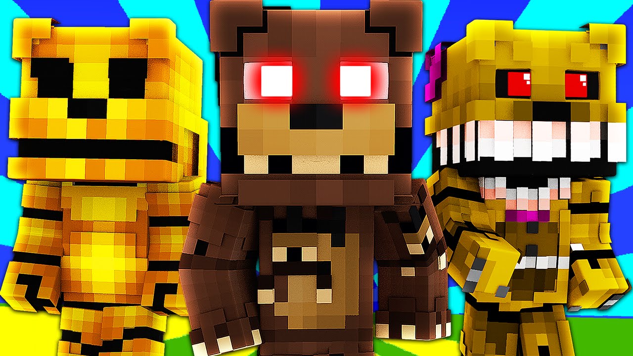FNAF World - NIGHTMARE FREDDY! (Minecraft Roleplay) Night 19