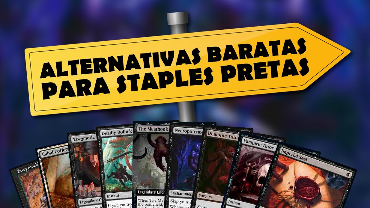 Alternativas baratas para staples pretas