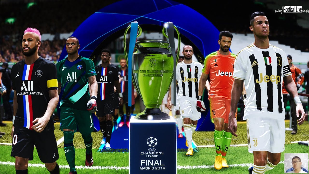PES 2020 | Juventus vs PSG | Final UEFA Champions League UCL | Gameplay PC | C.Ronaldo vs Neymar Jr