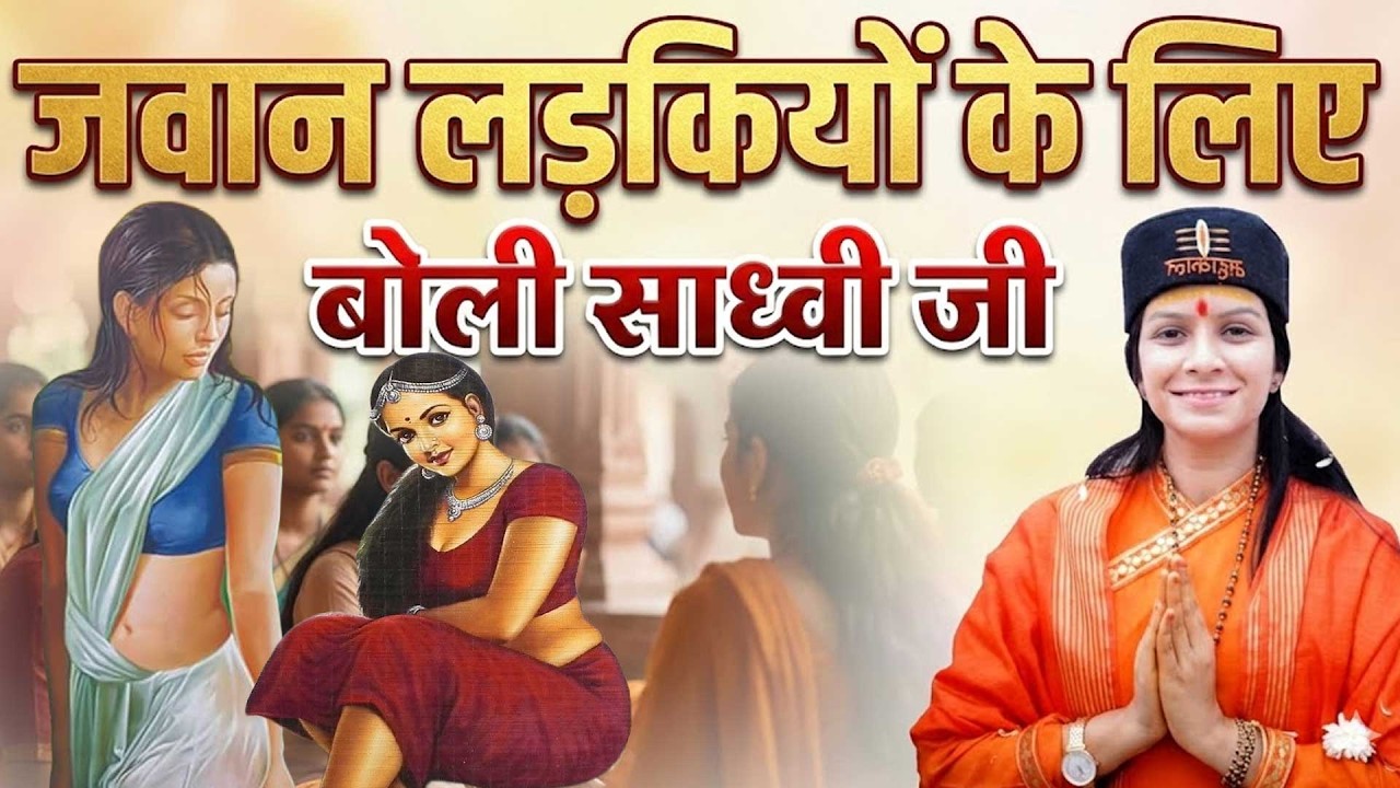 जवान लड़कियों के लिए बोली साध्वी जी Sadhvi Varsha Nagar Ji
