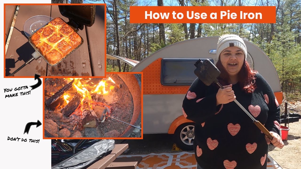 How to Use a Pie Iron | Pie Iron Breakfast & Dinner on Our Last Camping Weekend
