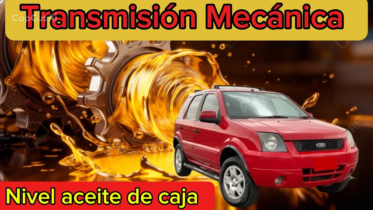 !!Cómo revisar nivel aceite caja mecánica FORD Ecosport 2008!!