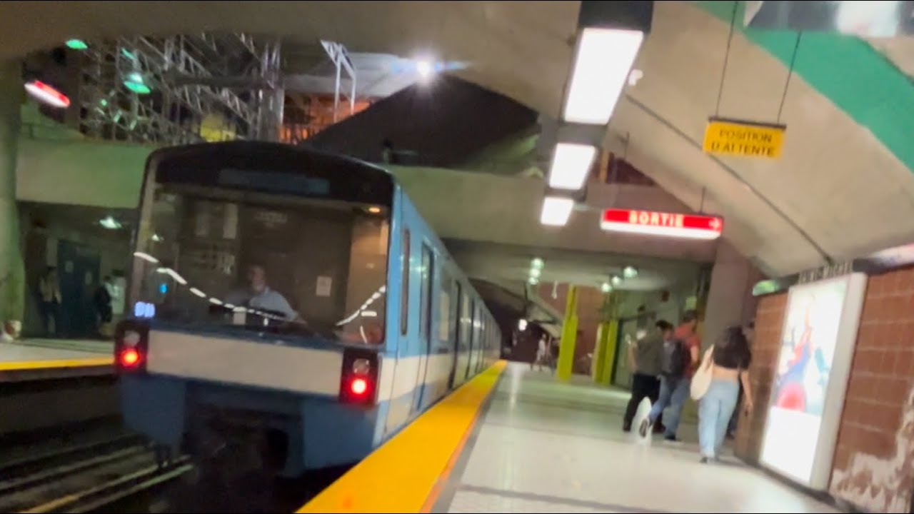 Metro Montreal Snowdon to St-Michel Onboard View of the MR-73