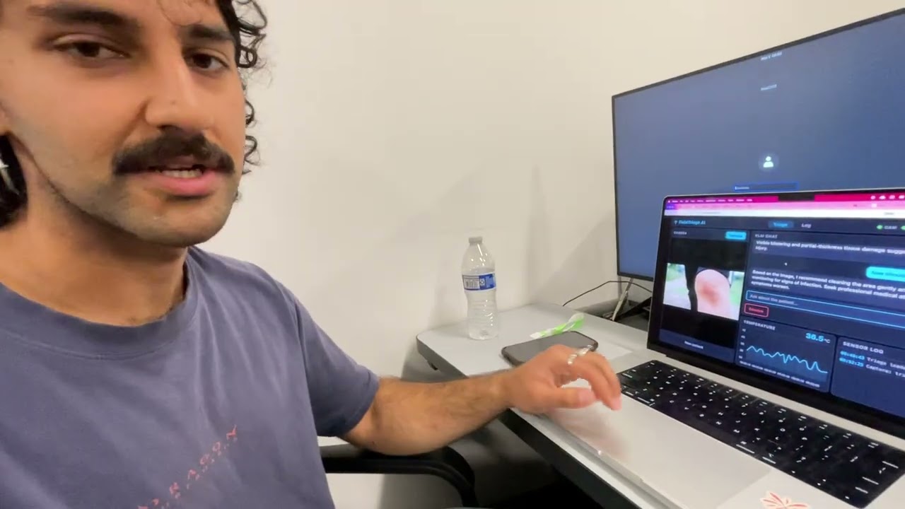 UI Overview for FieldTriage AI Hack4Humanity Hackathon