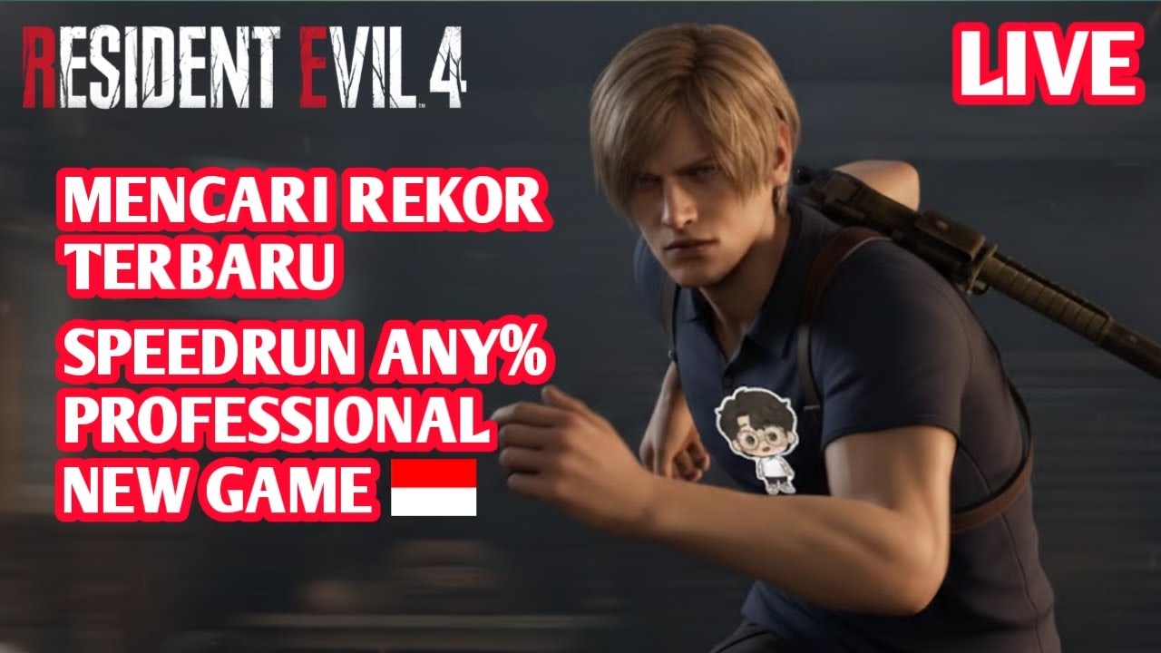 SPEEDRUN ANY% PROFESSIONAL NEW GAME - RESIDENT EVIL 4 REMAKE INDONESIA