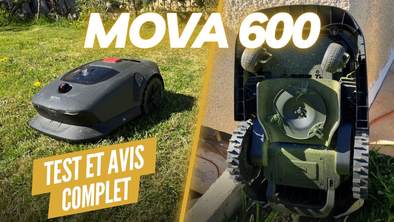 Test Mova 600 : Le meilleur robot tondeuse sans fil à moins de 1000€ ?