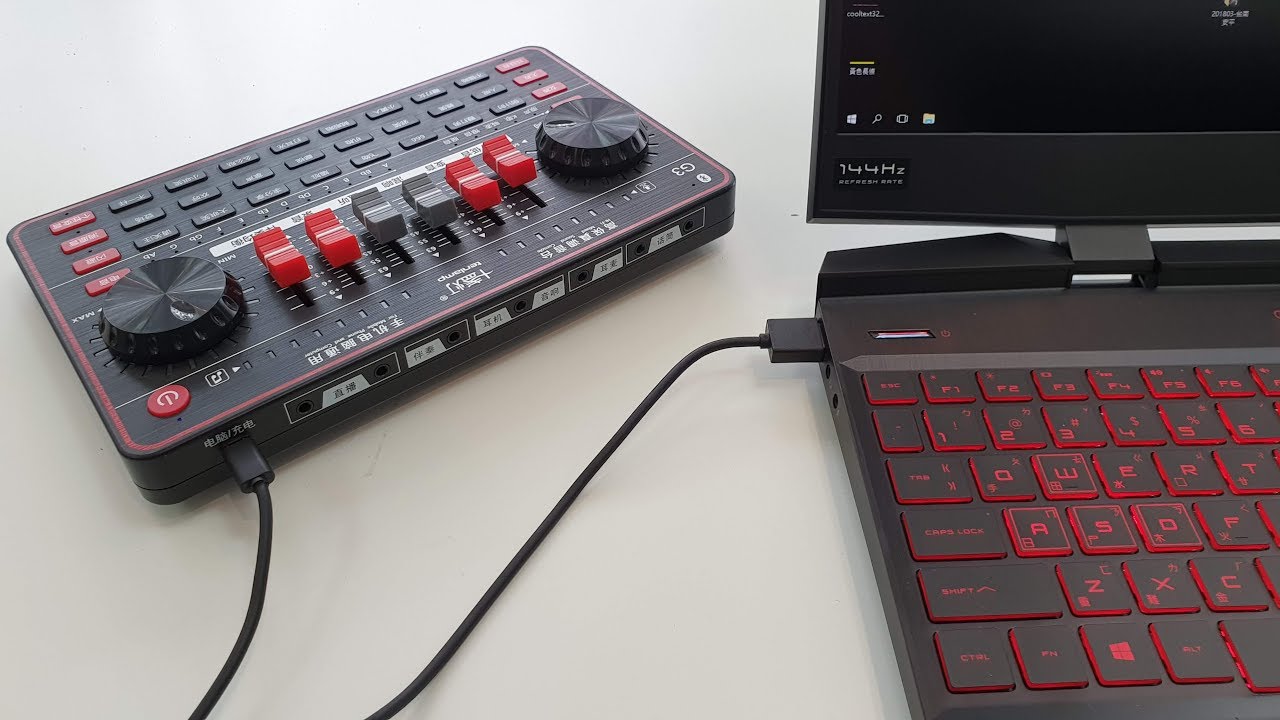 How to use USB audio sound card with PC OBS and iPhone for live streaming