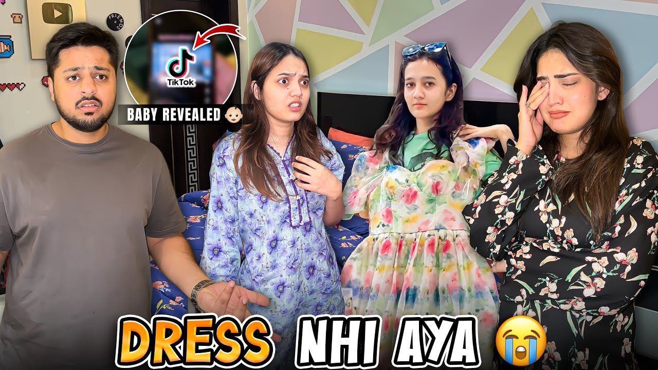 RO RO K BURA HAL HOGYA 😭 | Baby Shower Ka Dress Nahe Aya 💔 | Tiktok Py Mera Baby Reveal Hogya 👶🏻😂