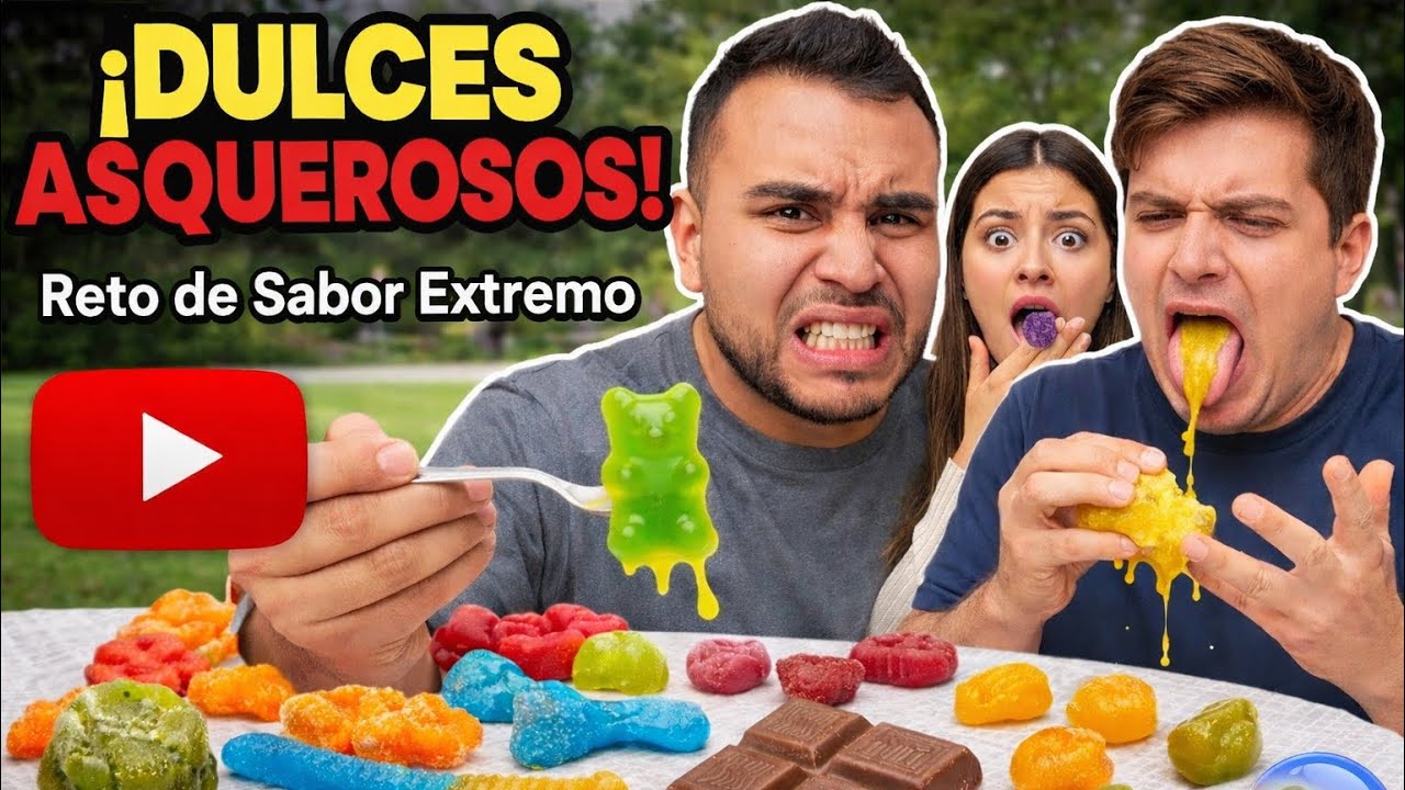 Les regalo $50 pesos por probar dulces asquerosos 