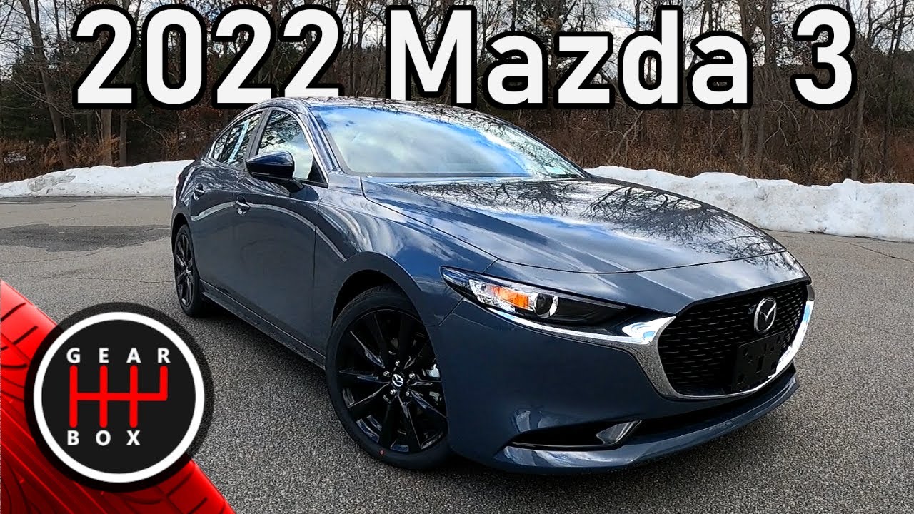 2022 Mazda 3 Sedan (Carbon Edition) // New for 2022 + Owner Pros & Cons