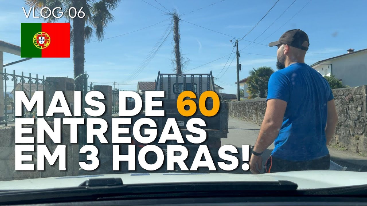 TRABALHAR COM ENTREGAS EM PORTUGAL É ASSIM!  VLOG 06