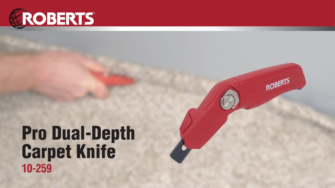 ROBERTS&reg; Pro Dual-Depth Carpet Knife