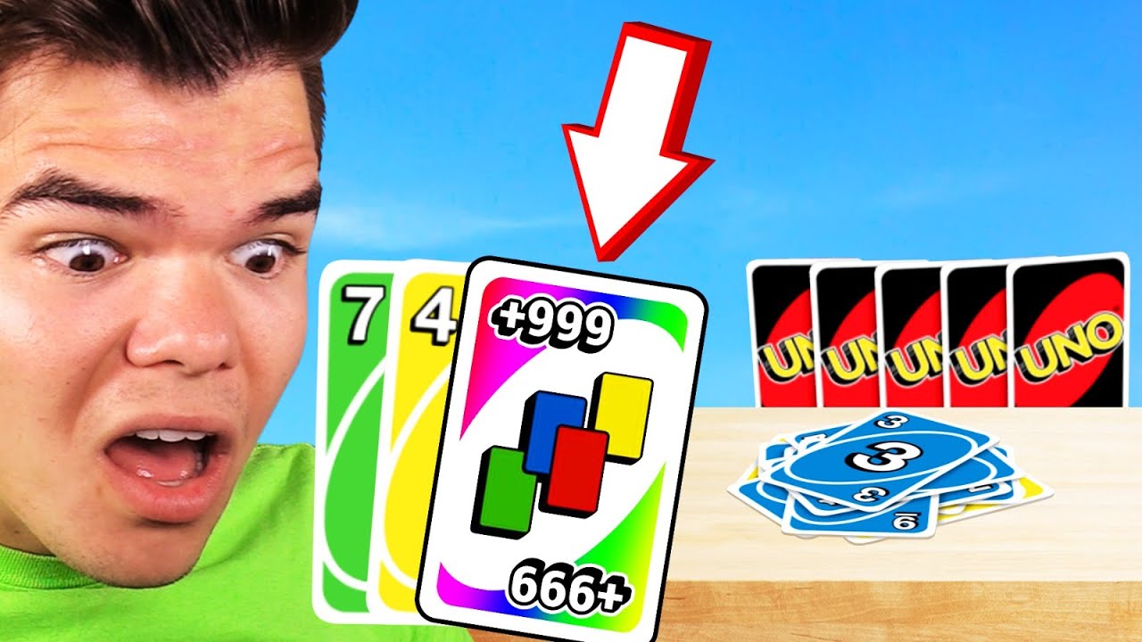 Играю в УНО с КАРТОЙ +999! (Чит)