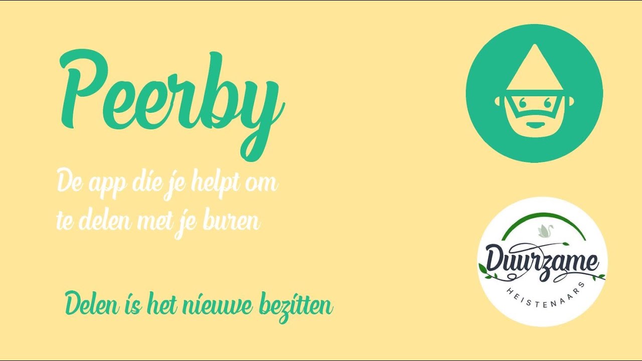 www.peerby.com is een app die je helpt om te delen met je buren.