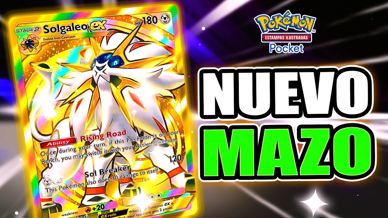 El NUEVO MEJOR MAZO de SOLGALEO en Pokemon TCG Pocket