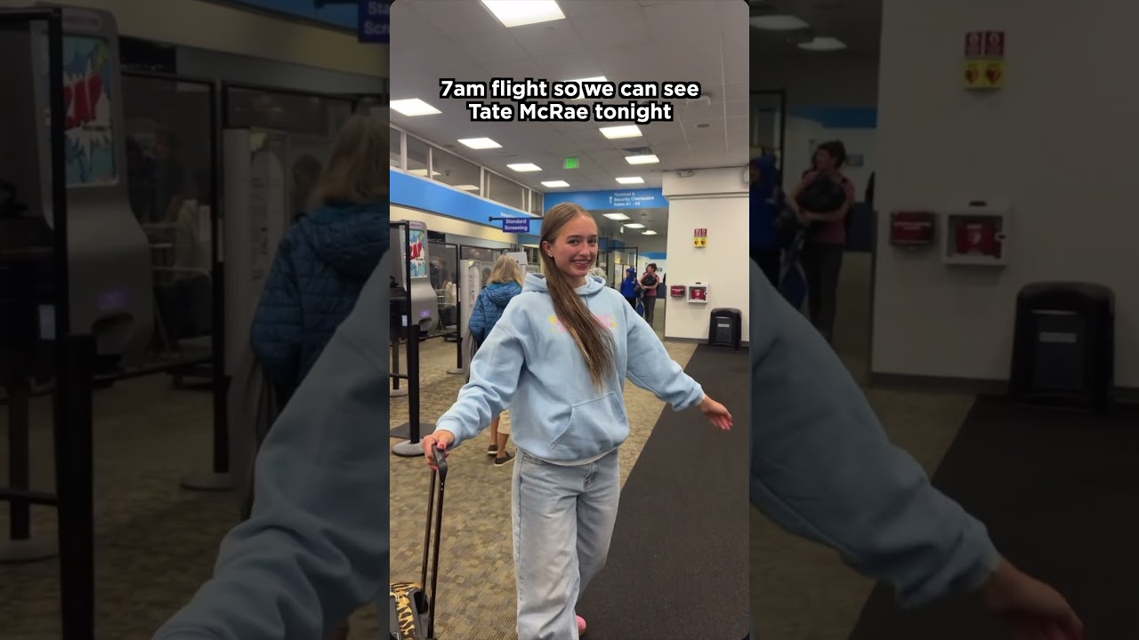 Flying 2,000 Miles for Tate McRae