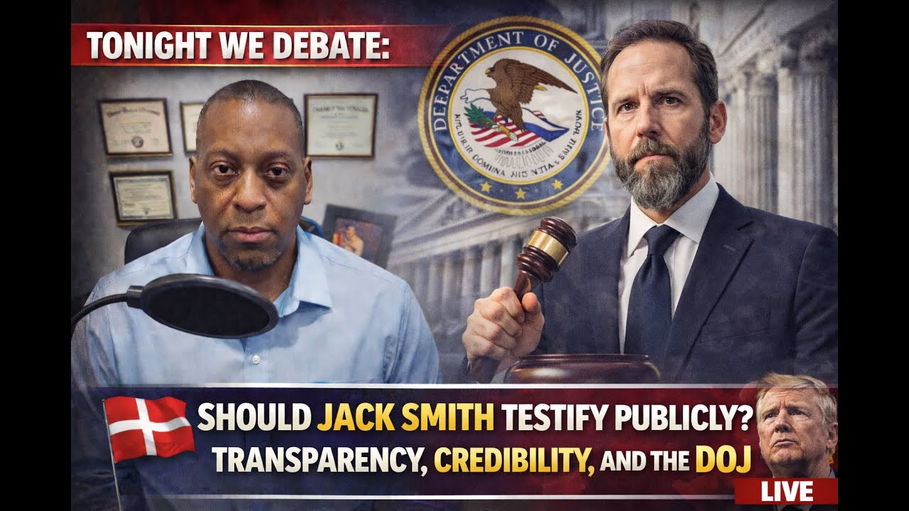 Should Jack Smith Testify Publicly? Transparency, Credibility, and the DOJ