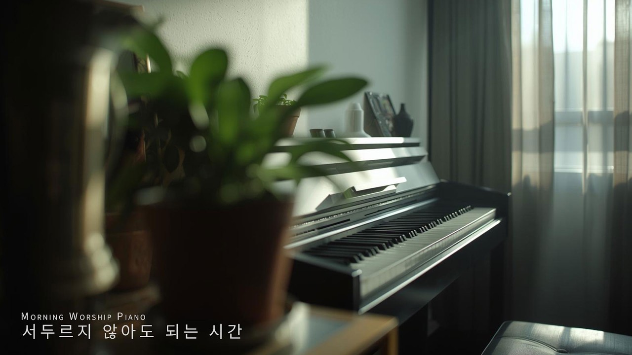 🔴[AI CCM 피아노] 금요일 오전 │ 그냥 틀어두기 좋은 찬양 연주