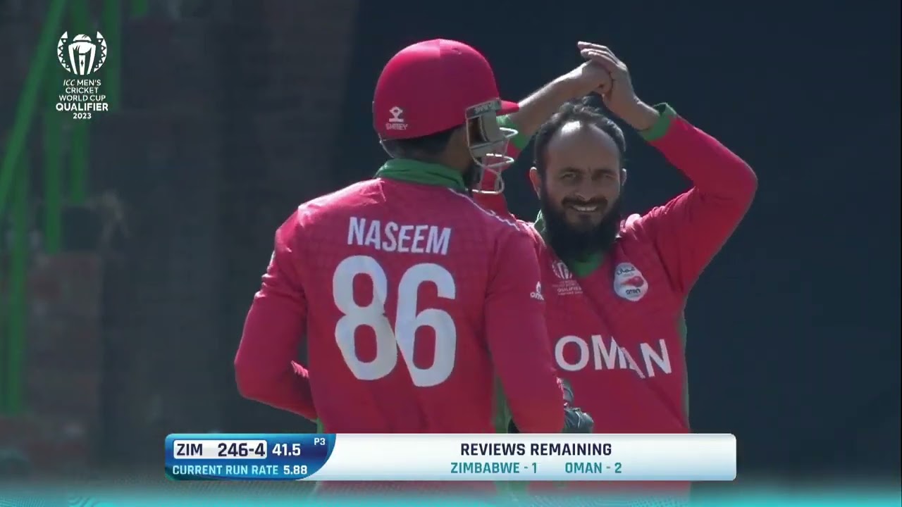 Icc World cup qualifiere oman vs Zimbabwe 2023