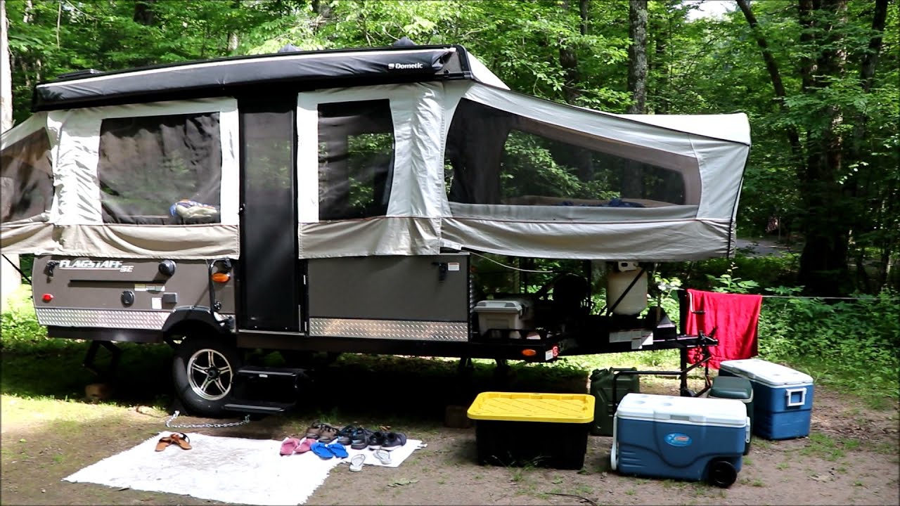 Flagstaff 228BHSE Camper Review At State Park