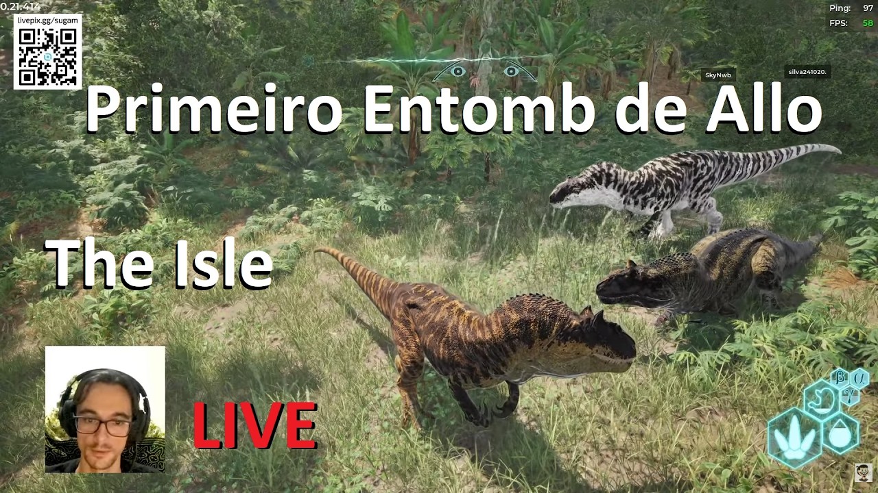 Allossauro 1 entomb sem prime e um sonho! Sobrevivo até mais um entomb? Jogando no Oasis | BR/EN L10